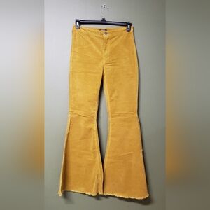 Forever 21 Mustard Corduroy Flare Pants – Retro & Trendy